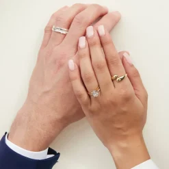 Born 18ct Yellow Gold 1.20ct Lab Grown Round Solitaire Diamond Ring