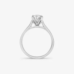 Born Platinum Lab Grown 1.20ct Oval Solitaire Diamond Ring