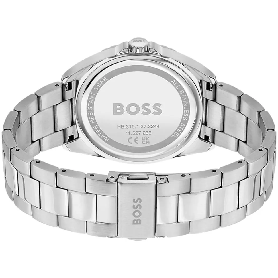 BOSS Atea 38mm Rose Chrono Dial Steel Case Watch