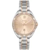 BOSS Felina 32mm Quartz Rose Dial Steel & Yellow Gold IP Case Bracelet Watch