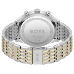 BOSS Gregor 45mm Green Dial Chronograph Two Toned Bracelet Watch