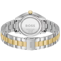 BOSS Lida 38mm Silver Dial Two Tone Steel Bracelet Watch