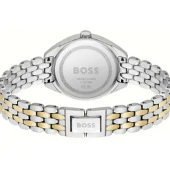 BOSS Mae 30mm 3 Hand Silver Dial Two Tone Bracelet Watch