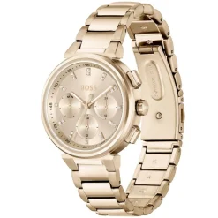 BOSS One 38mm Rose Dial Rose Gold IP Case Watch