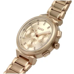 BOSS One 38mm Rose Dial Rose Gold IP Case Watch