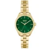 BOSS Sage 32mm Green 3 Hands Dial Yellow Gold IP Case Watch