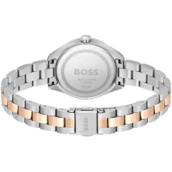 BOSS Sage 32mm Silver 3 Hands Dial Two Tone Bracelet Watch