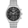 BOSS Sport Lux 45mm Black Dial Chrono Steel Case Watch