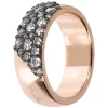 Bronzallure Aurora Cubic Zirconia Rose Gold Ladies Ring