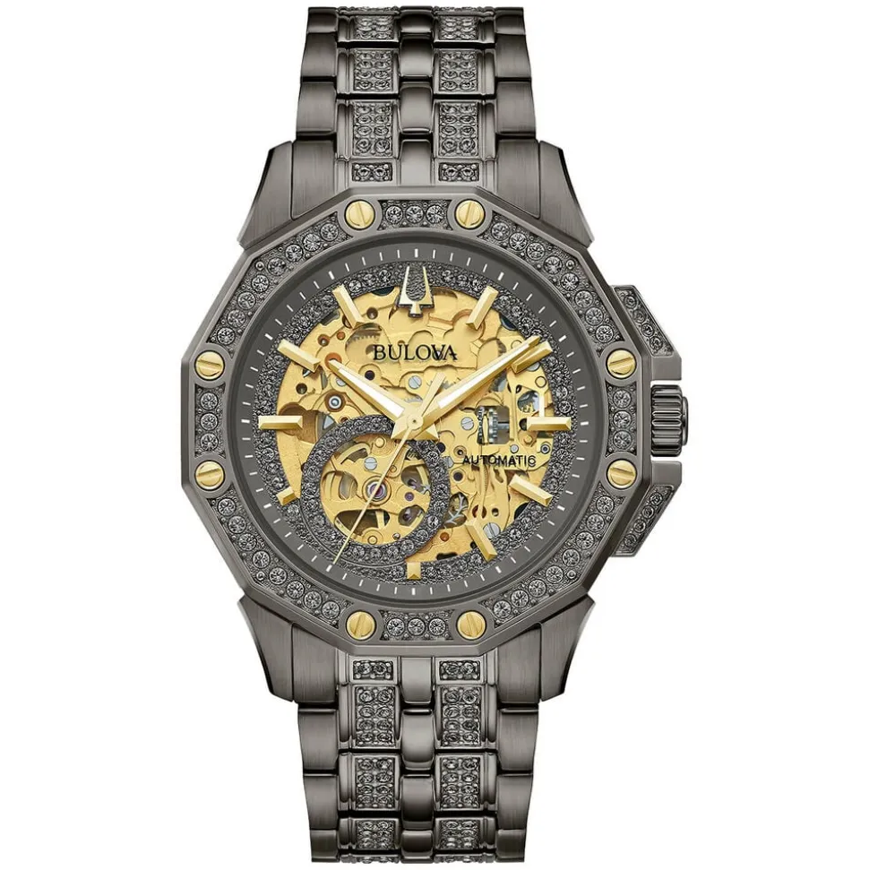 Bulova Crystal Octava Automatic Mens Watch