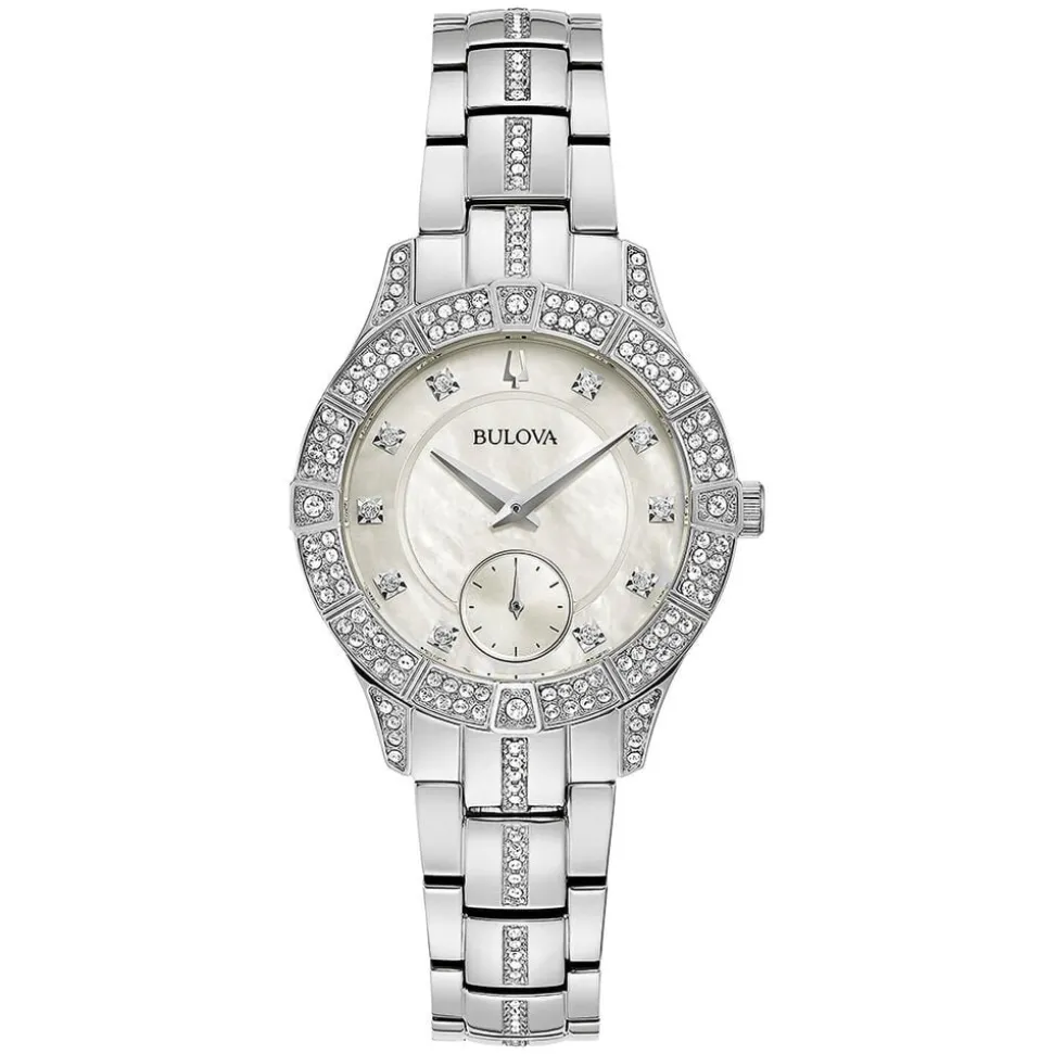 Bulova Crystal Phantom 31mm Pearlised Dial Bracelet Watch