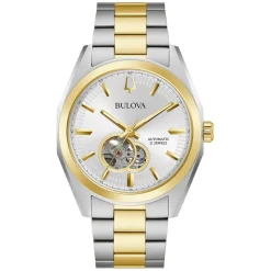 Bulova Men's Classic 42mm Black Dial Steel Bracelet Watch