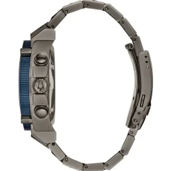 Bulova Precisionist 46.5mm Steel Case Black Dial Watch