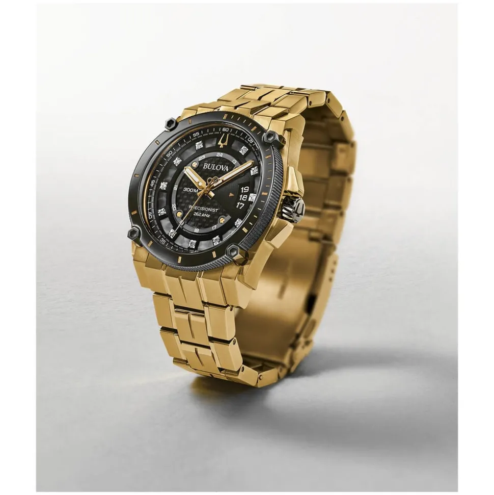 Bulova Precisionist Sport Champlain 46mm Black Dial Watch
