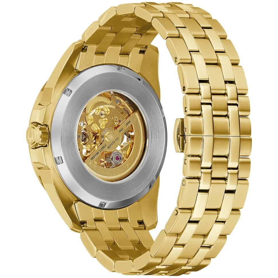 Bulova Sutton Automatic 43mm Gold-Yellow Bracelet Watch