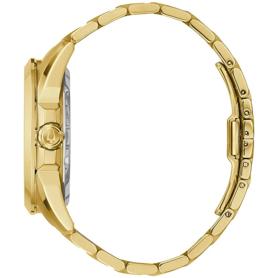 Bulova Sutton Automatic 43mm Gold-Yellow Bracelet Watch