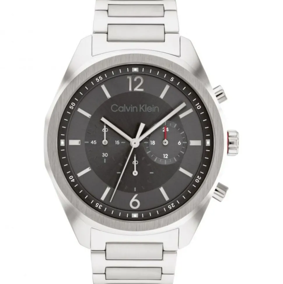 Calvin Klein 45mm Grey Dial Stainless Steel Bracelet Watch