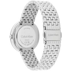 Calvin Klein 34mm Raspberry Dial Stainless Steel Bracelet Watch