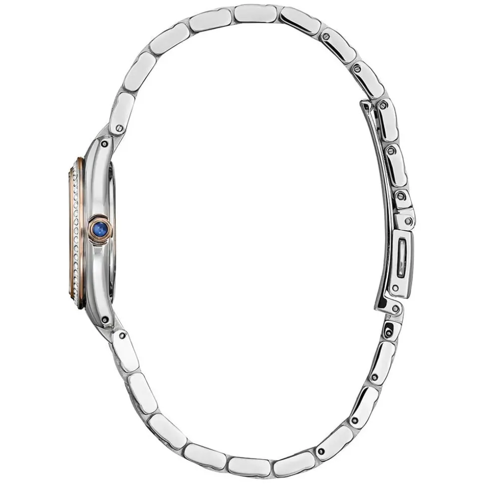 Citizen Crystal 26mm Black Dial Two-Toned Steel Bracelet
