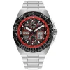 Citizen Eco-Drive Men's Limited Edition Red Arrows Black Dial Steel Bracelet Watch