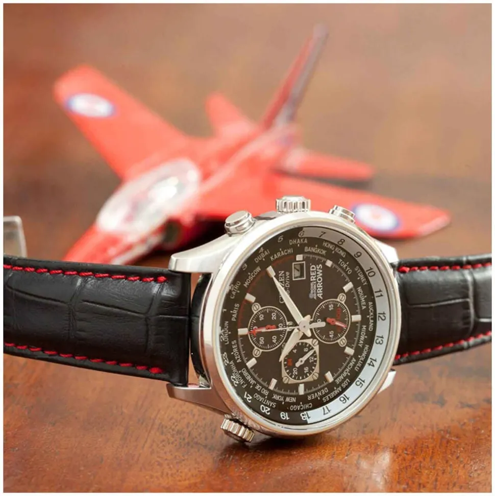 Citizen Eco-Drive Red Arrows men's stainless steel bracelet watch