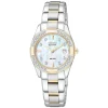 Citizen Eco-Drive Regent Mother of Pearl with Two-Tone Bracelet