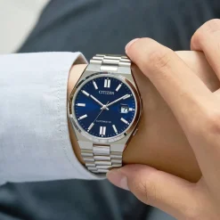 Citizen Tsuyosa 40mm Blue Dial Steel Case Bracelet Watch