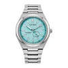 Citizen Zenshin Automatic 41mm Textured Blue Dial Super Titanium&trade; Bracelet Watch