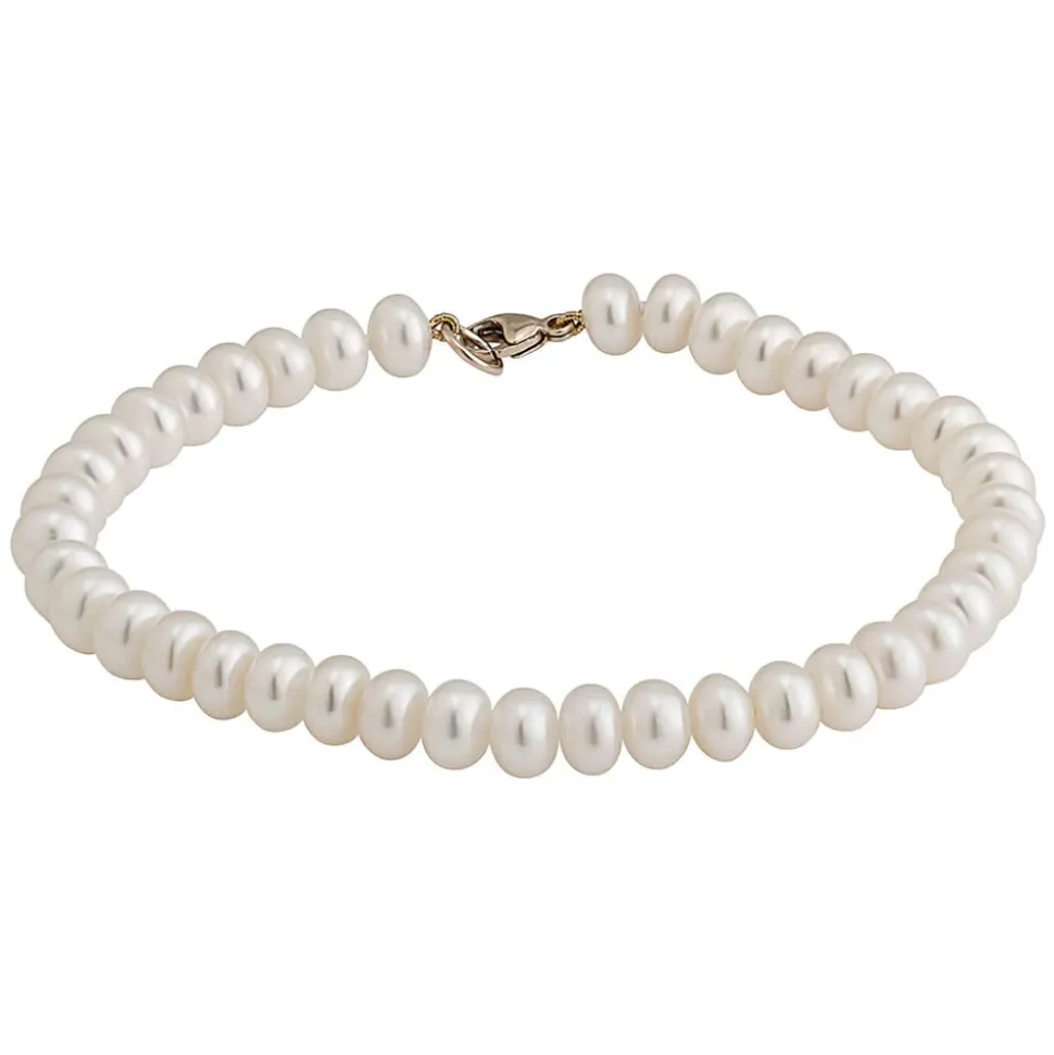 9ct Gold and Pearl Bracelet
