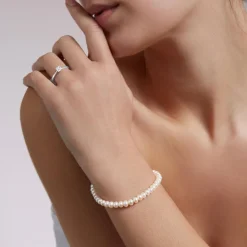 9ct Gold and Pearl Bracelet