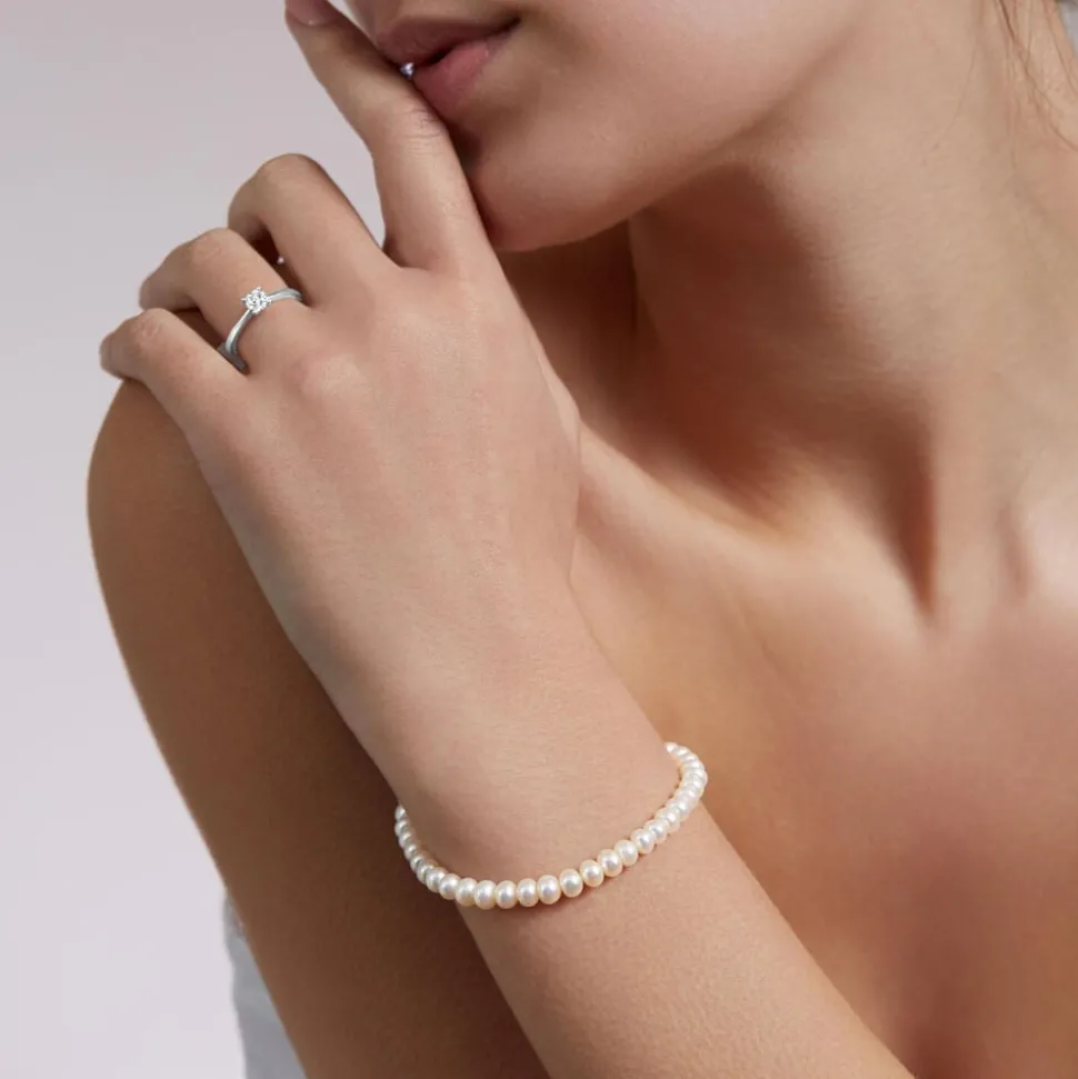 9ct Gold and Pearl Bracelet