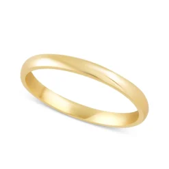 18ct Gold Classic Ladies 2mm Court Wedding Ring