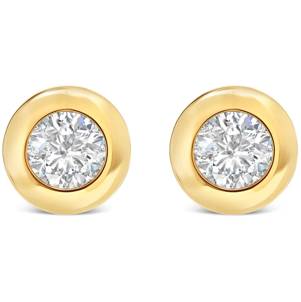 9ct Gold Cubic Zirconia Stud Earrings