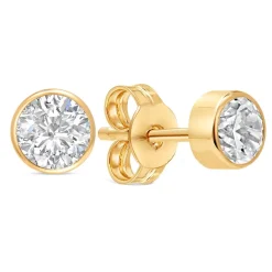 9ct Gold Cubic Zirconia Stud Earrings