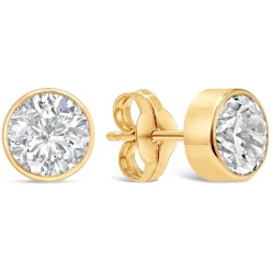 9ct Gold Cubic Zirconia Stud Earrings