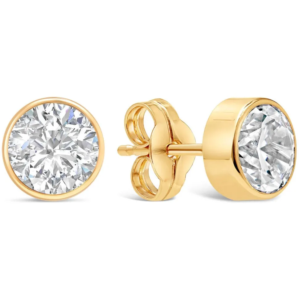 9ct Gold Cubic Zirconia Stud Earrings