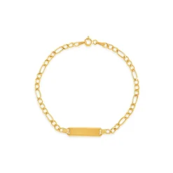 9ct Gold Identity Bracelet