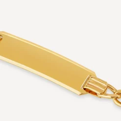 9ct Gold Identity Bracelet
