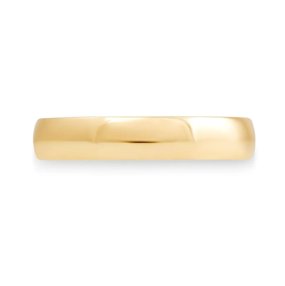9ct Gold 4mm Gents Wedding Ring