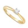 9ct Gold Solitaire Engagement Ring