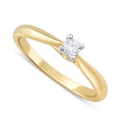 9ct Gold Solitaire Engagement Ring