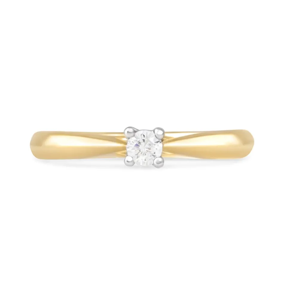 9ct Gold Solitaire Engagement Ring