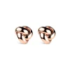 9ct Rose Gold Triple Knot Stud Earrings