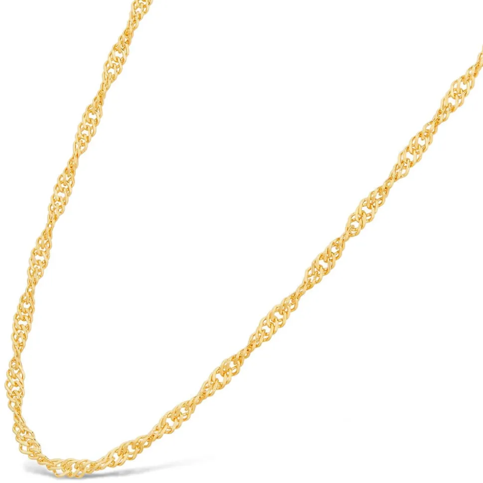 9ct Singapore 18' Chain