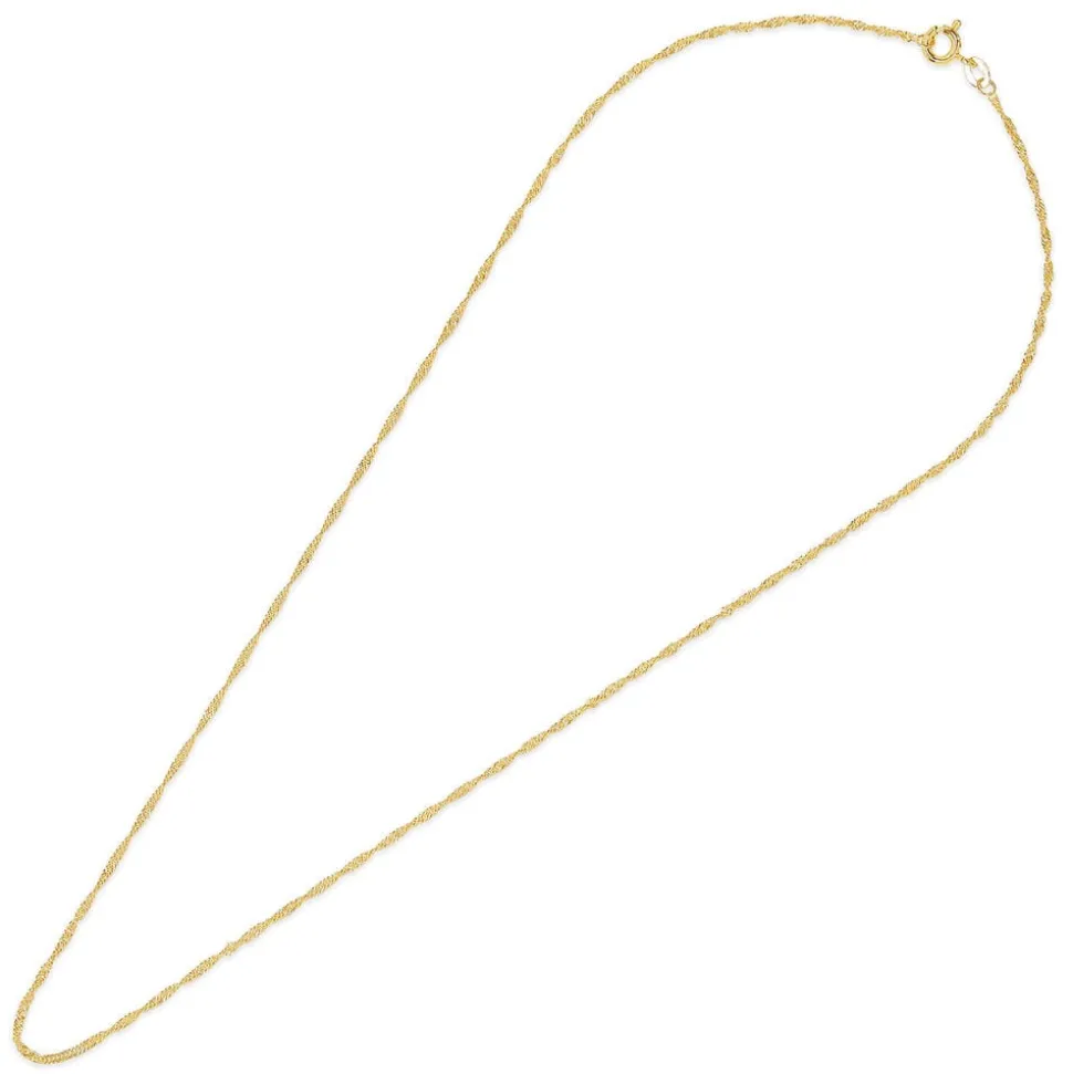 9ct Singapore 18' Chain