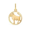 9ct Taurus Zodiac Pendant (Special Order) (Chain Included)