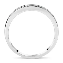 18ct white gold 0.50 carat princess cut diamond eternity ring