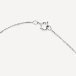 9ct White Gold and Diamond Heart Pendant