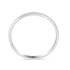 18ct White Gold Classic Ladies 2mm Court Wedding Ring