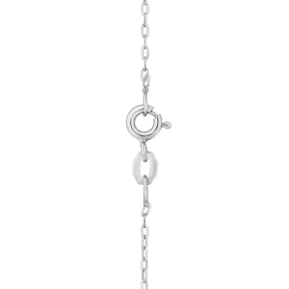 9ct White Gold Cluster 0.33ct Diamond Pendant